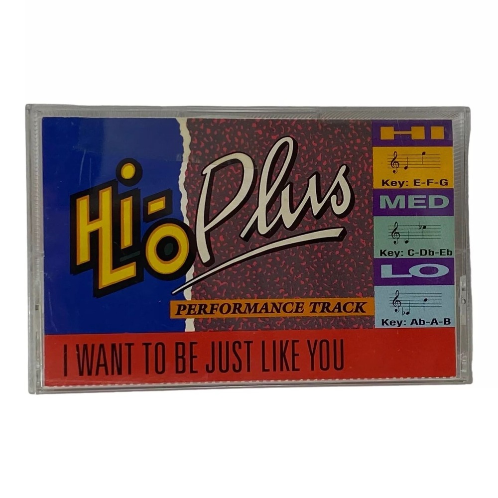 Karaoke : I Want To Be Just Like You(Cassette, 1994 Benson) Standard